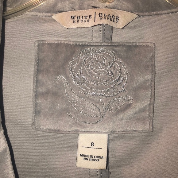 Velvet Fitted Blazer - Picture 2 of 7